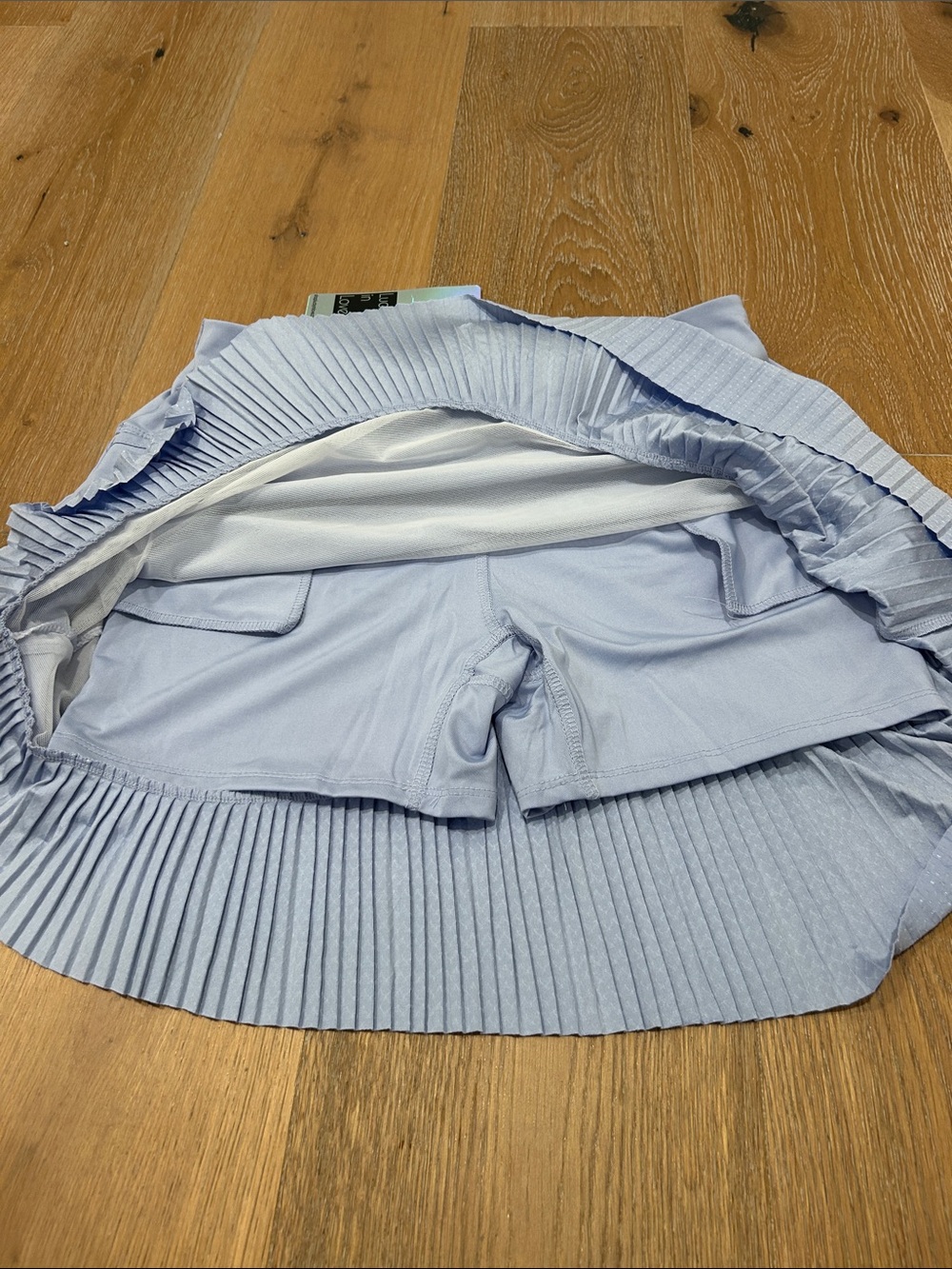 NWT Lucky In Love Lavender Love Swift Pleated Golf Skort-17.5, Size M - Picture 10 of 14